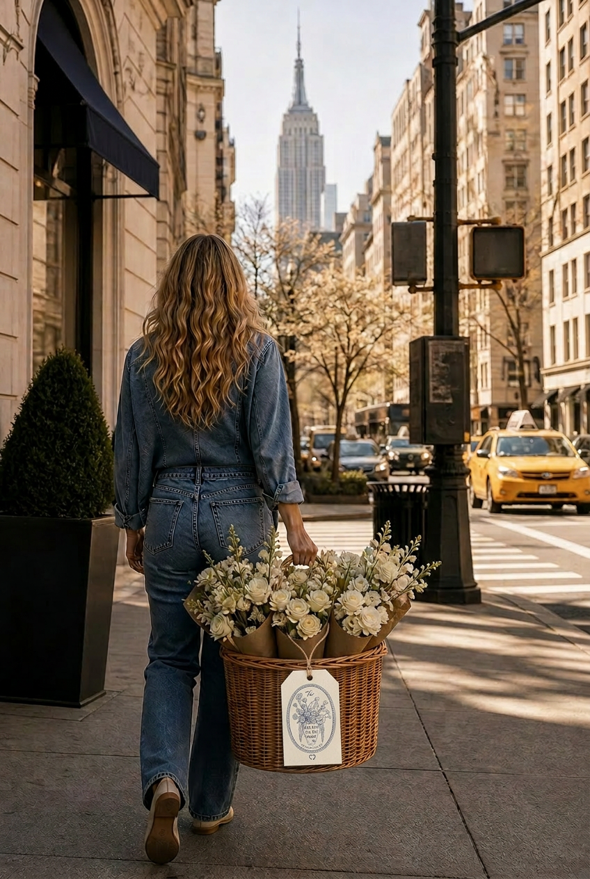 Friday mornings in the Flower District.